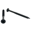 #8 | 1 Inch | Square Drive | Flat Head | Deep Thread | Sharp Point | Black Phosphate Finish