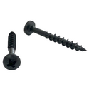 #8 | 2 1/4 Inch | Phillips Drive | Pan Head | Deep Thread | Sharp Point | Black Phosphate Finish