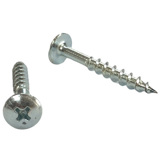 #8 | 1 1/2 Inch | Phillips Drive | Truss Head | Coarse Thread | Machine Screw Point | Zinc Finish