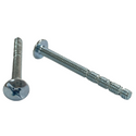 #8 | 1 7/8 Inch | Phillips Drive | Truss Head | Coarse Thread | Machine Screw Point | Zinc Finish