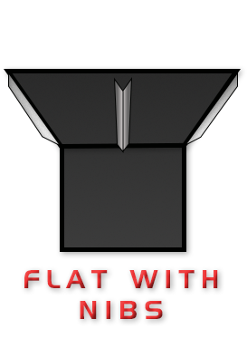 #8 | 2 3/4 Inch | Phillips Square Drive | Flat with Nibs Head | Deep Thread | Type 17 Point | Zinc Finish
