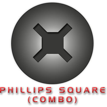 #8 | 3/4 Inch | Phillips Square Drive | Flat Head | Deep Thread | Sharp Point | Dry Lube / Plain Finish